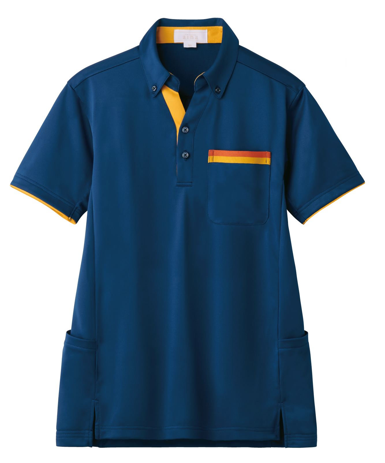 半袖ニットシャツ（男女兼用）介護【AIK306】