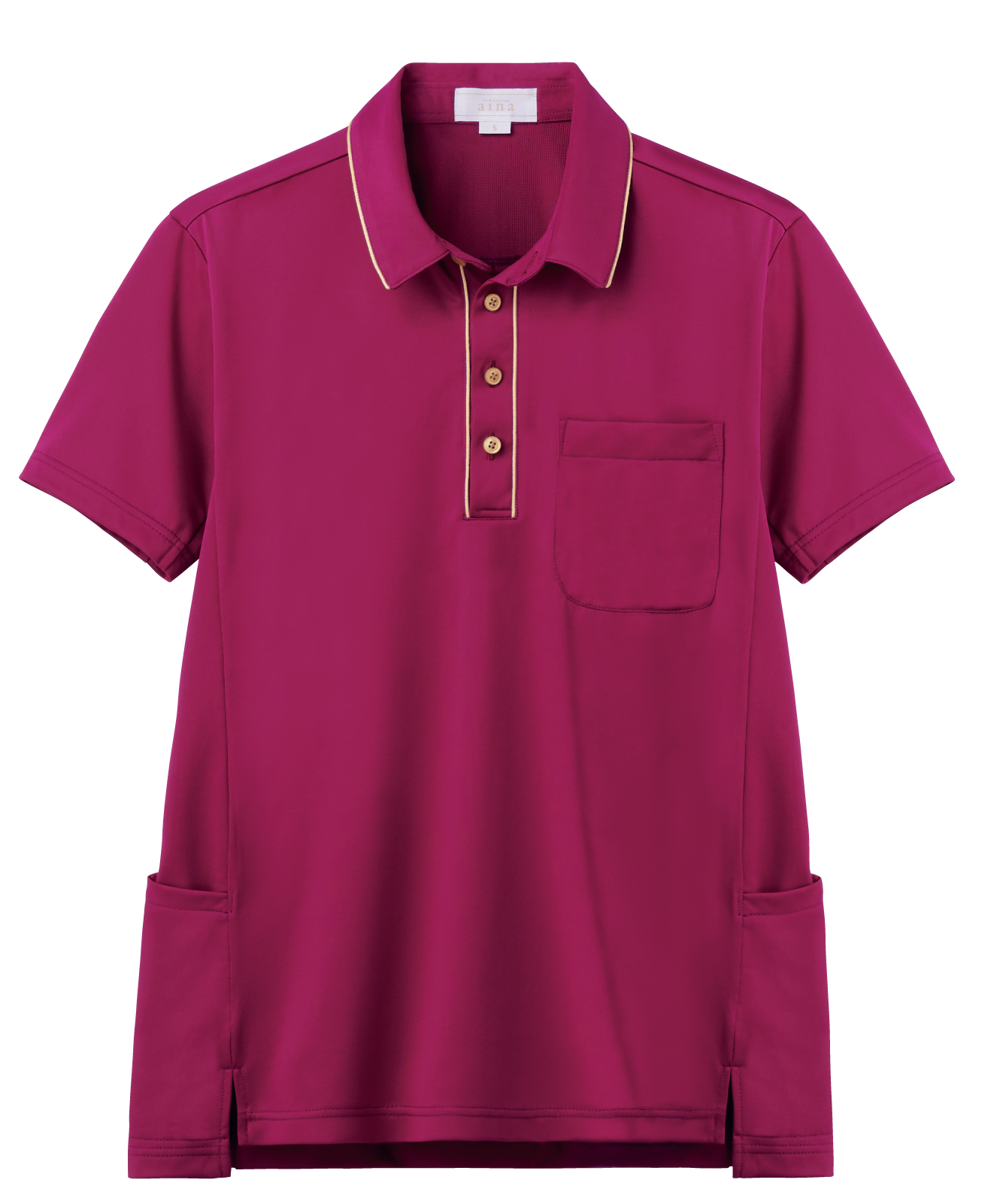 半袖ニットシャツ（男女兼用）介護【AIK307】