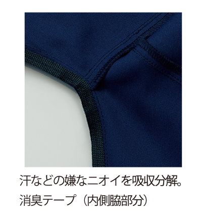 消臭テープ(内側脇部分)