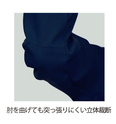 肘の立体裁断