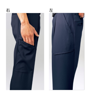 両サイドにファスナー付ポケット