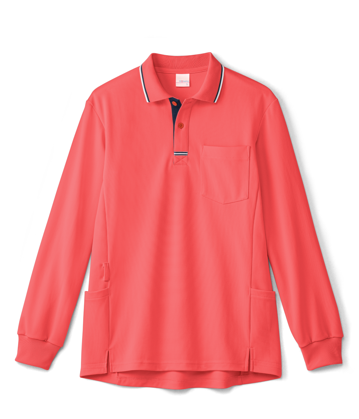 長袖ポロシャツ（男女兼用）介護【PK347】