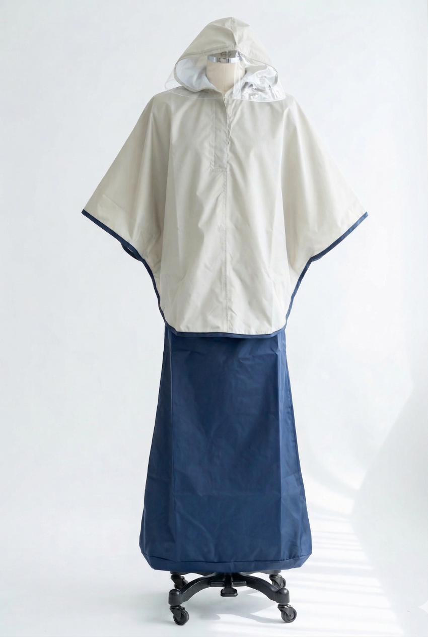 車イス用レインウェア（上下セット） 男女兼用　介護 【RAIN001】