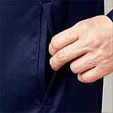 逆玉縁腰ポケット